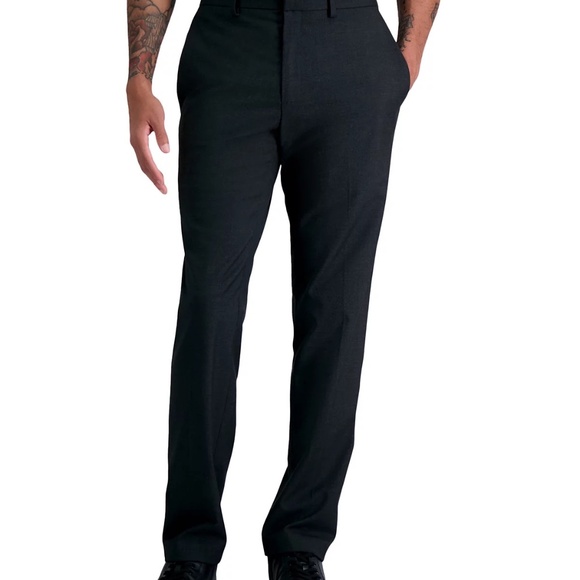 Reaction Kenneth Cole Men's Slim-Fit Stretch Premium Textured Weave Dress Pants - Picture 1 of 11